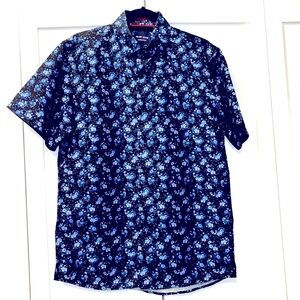 Silver Stone Collection Button Shirt Modern Fit, Size L